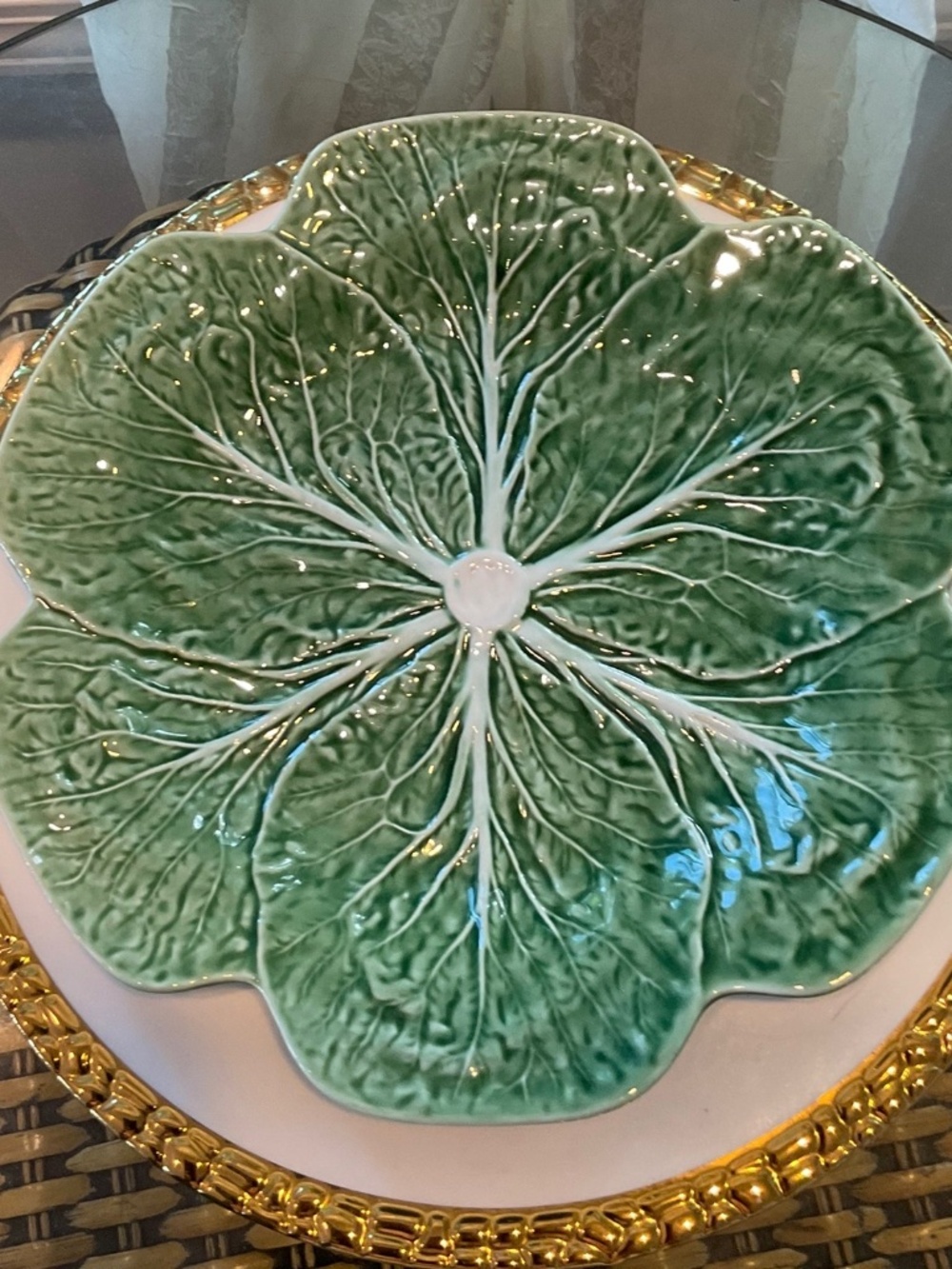 VTG Bordallo Pinheiro Plate From Portugal
